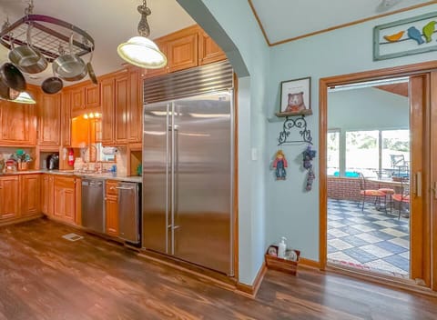 Large Sub Zero refrigerator and freezer