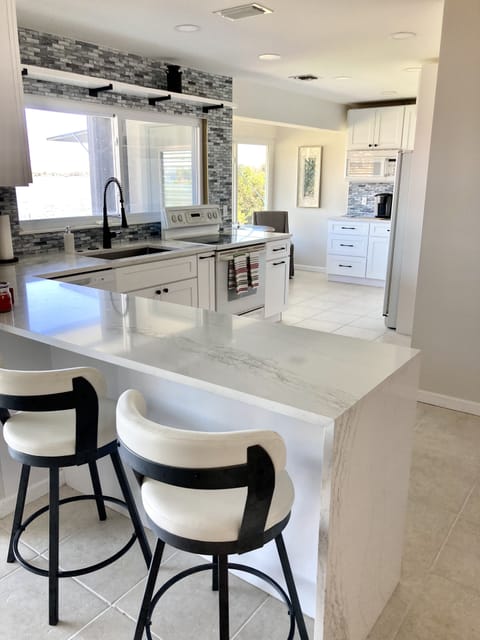Remodeled kitchen