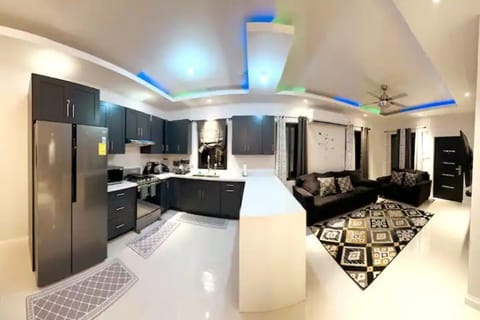 The living area overlooking the Kitchen