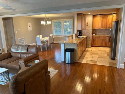 Dining Room and Kitchen - Open Floor Plan to Converse During Meal Prep