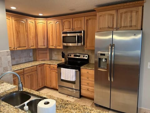 Full Kitchen with Pots, Pans, Cutlery, Dishes/Glasses, Silverware, Coffee Maker, Etc.