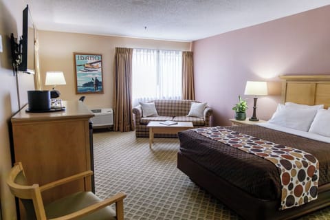 Individually decorated, individually furnished, desk, laptop workspace