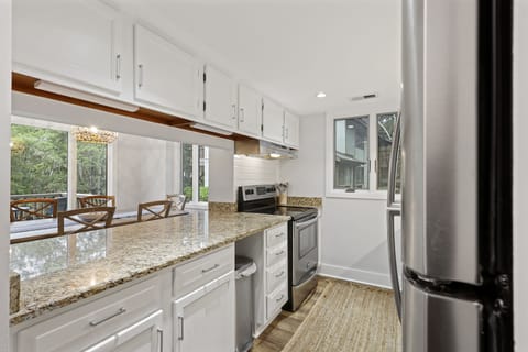 Fully-equipped kitchen.