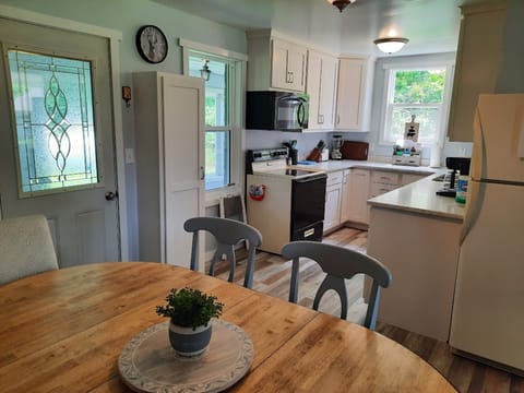 Kitchen and dining area