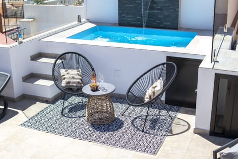 Rooftop plunge pool with great views