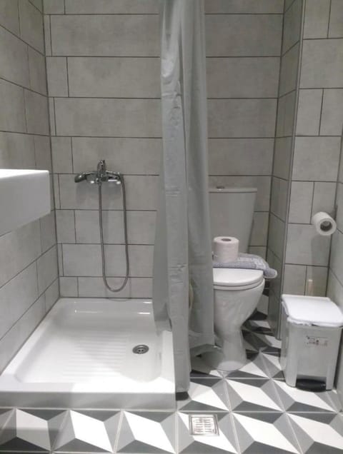 Standard Triple Room | Bathroom | Shower, hair dryer, towels, soap