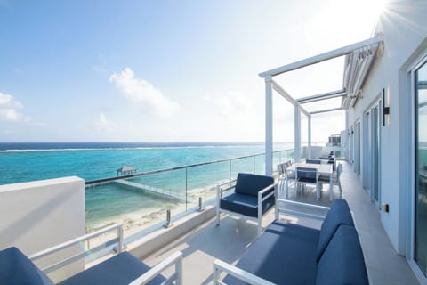 Huge open air balcony.