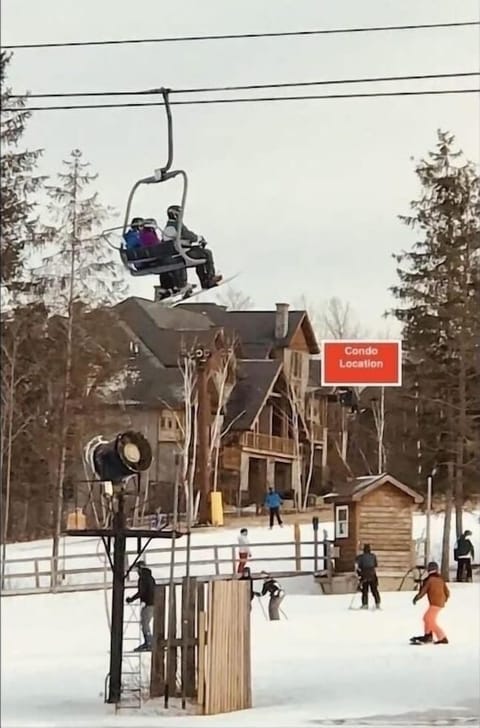 View of the Condo from the Ski School...SO CLOSE!