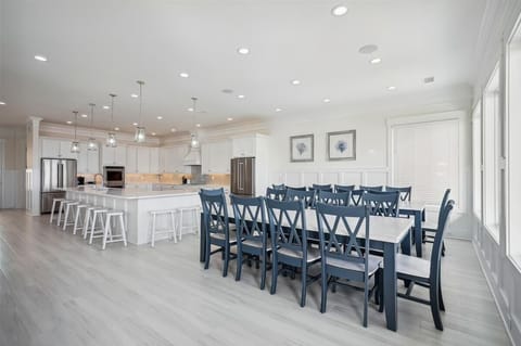 Sit together and enjoy a home cooked meal and chat about your fun-filled day!