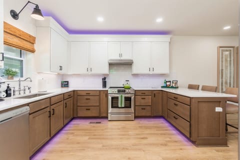 Enter the Townhouse from Covered Parking into the Main Level Kitchen