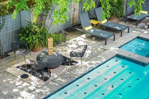 View from the second floor balcony