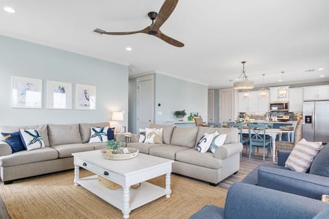 Open concept allows groups plenty of room to relax and spend time together.