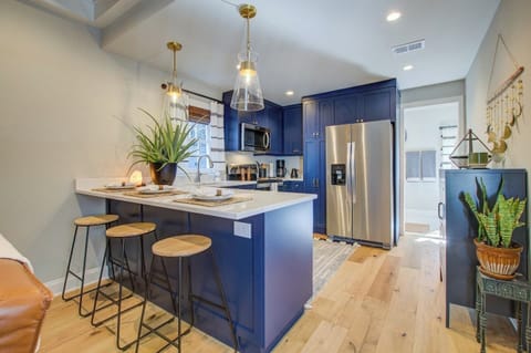 Open dining area for three!