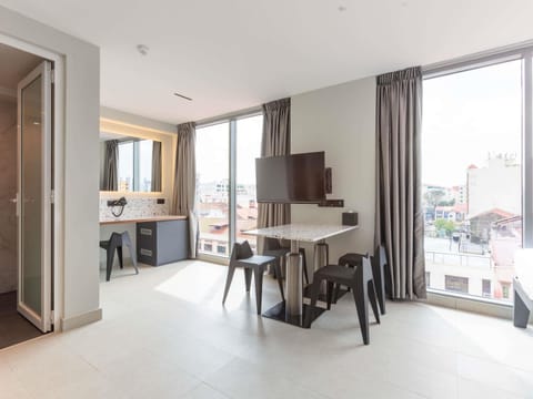 Deluxe Room, Multiple Beds | In-room safe, desk, blackout drapes, iron/ironing board (on request)