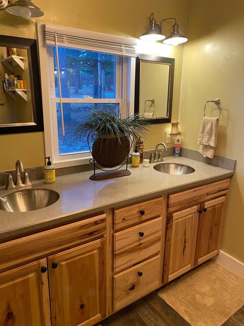 Bathroom double sink