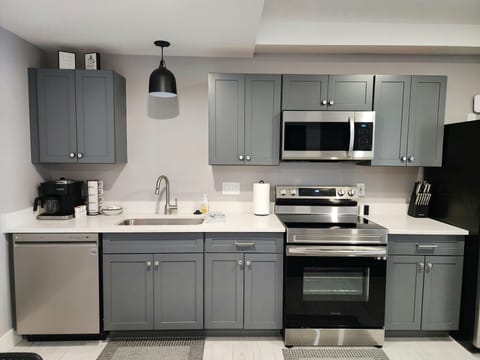 FULL kitchen. Stove, Oven, Microwave, Refridgerator, Dishwasher