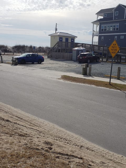 Public restrooms at beach access