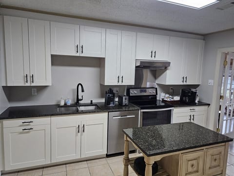 Modern appliances, ample counter space, and everything you need for home-cooked meals.