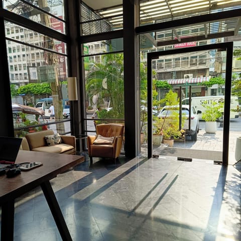 Lobby sitting area
