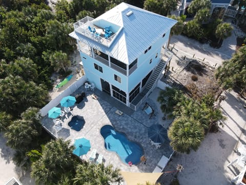 Arial view of the Property