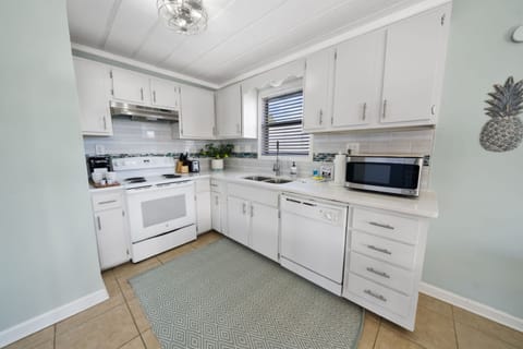 Enjoy cooking or NOT in the fully stocked kitchen.  