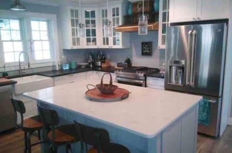 New kitchen with premium appliances,  open floor concept, dining & living incl