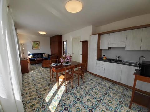 Apartment, Kitchenette | Living area | 25-inch TV with satellite channels