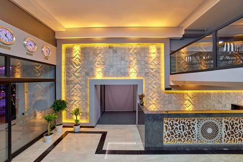 Interior entrance