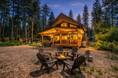 Cabin, 3 Bedrooms | Terrace/patio