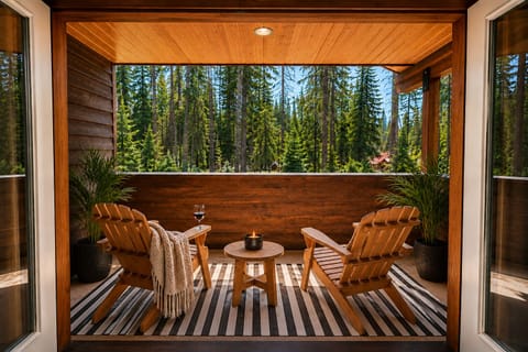 Cabin, 3 Bedrooms | Terrace/patio
