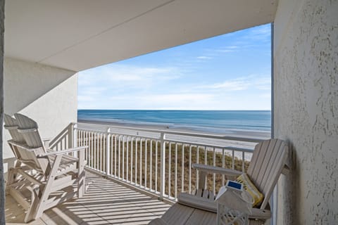  You can see for miles and miles. You may even spot a dolphin or two.