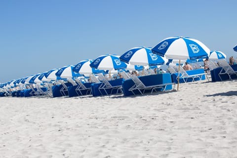 Beach nearby, beach towels