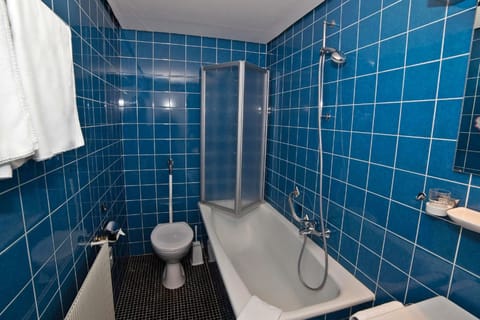 Triple Room | Bathroom | Deep soaking tub, rainfall showerhead, free toiletries, hair dryer