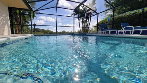 Enjoy south-facing pool deck from morning to sunset