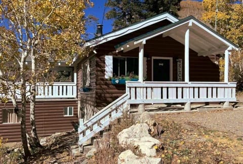 Front of the Cabin in Autumn