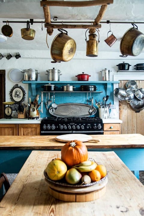 View showing original farmhouse features