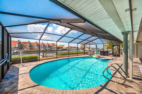 Relax in the sparkling pool.  