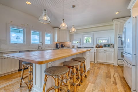 Beach House Main Kitchen - Beautifully updated kitchen with amazing views.