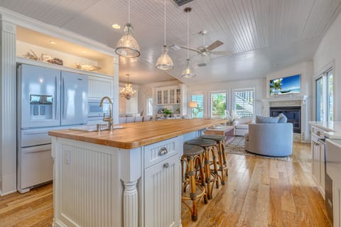 Kitchen - Perfect kitchen for entertaining.  This is the main kitchen in the Beach House.  There is a separate kitchen in the cottage.