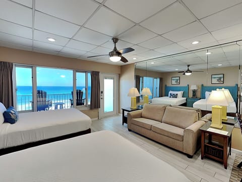 Studio Living Area - Balcony Access