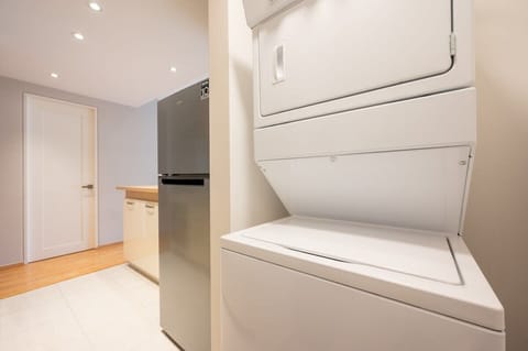 Equipped laundry center