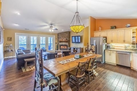 Kitchen and Living Room