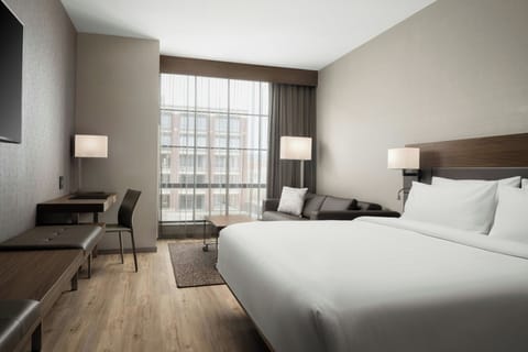 In-room safe, desk, laptop workspace, blackout drapes