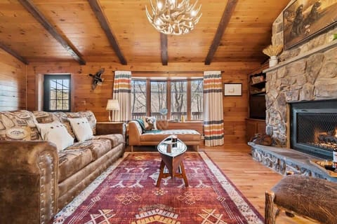 Living Room with Fireplace