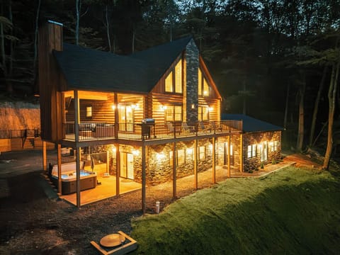 Experience the enchantment of "The Big Dipper" illuminating under the night sky!