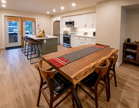 Handcrafted live edge dining table