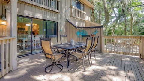 Deck with Access to Private Grill Area
