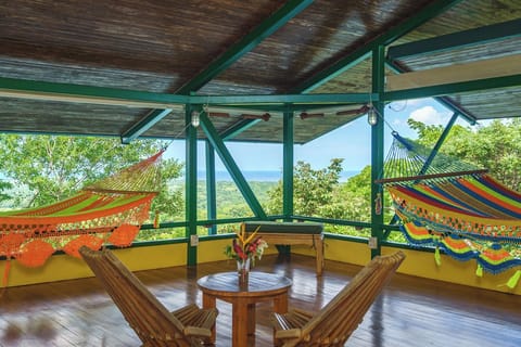 Upper level deck with amazing views