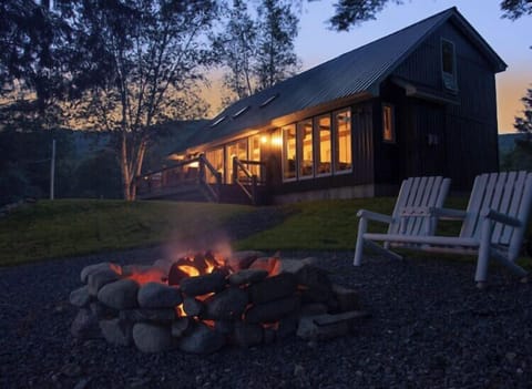 Enjoy a glass of wine or s’mores by the outdoor fire!