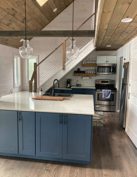 Fully stocked kitchen